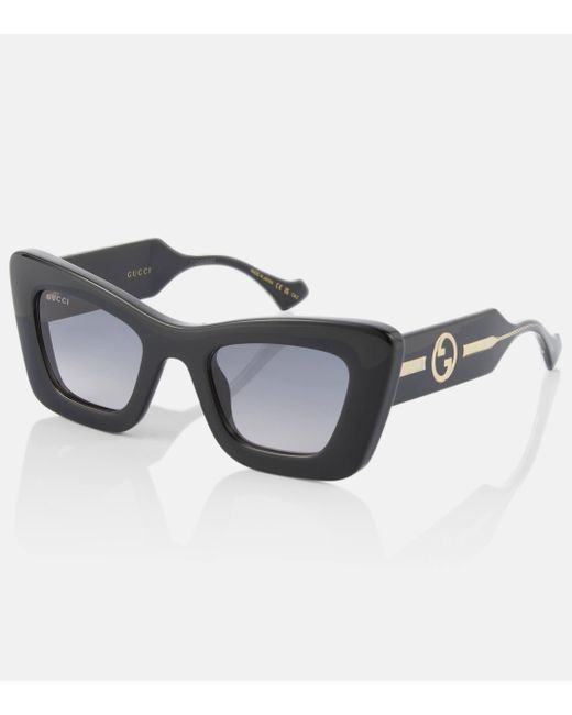 Gucci Brown La Piscine Cat-eye Sunglasses