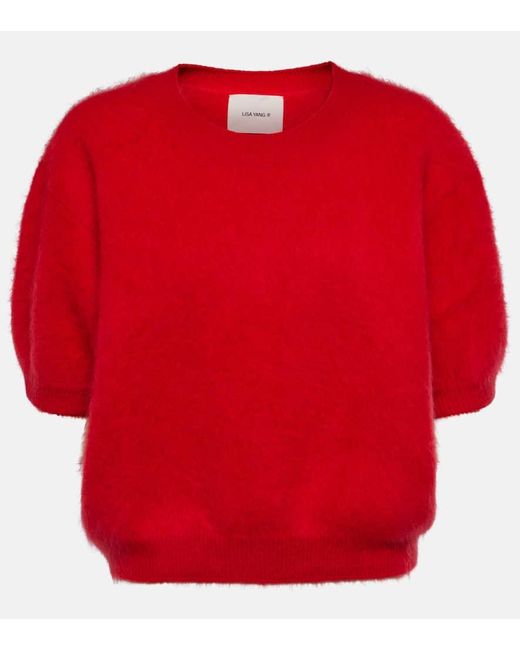 Pullover Juniper in cashmere di Lisa Yang in Red