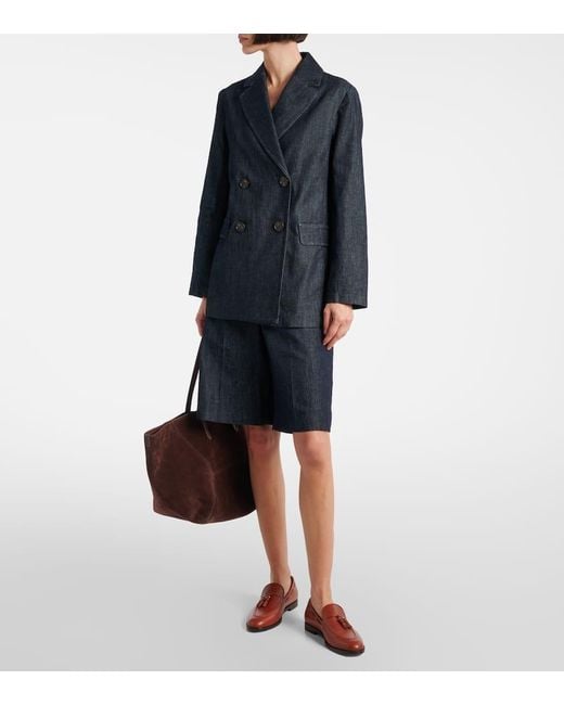 Chaqueta Sara En Denim Max Mara de color Blue