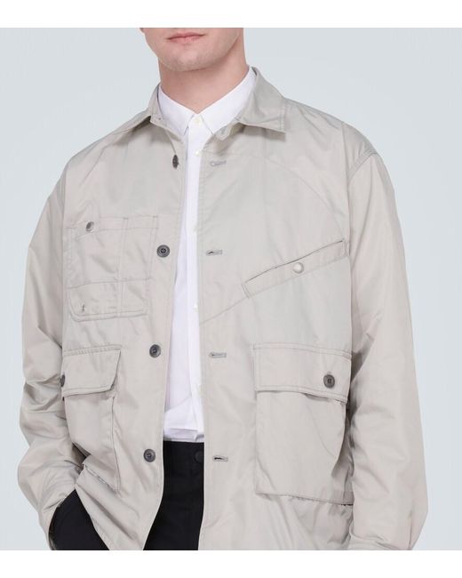 Junya Watanabe Gray Technical Overshirt for men
