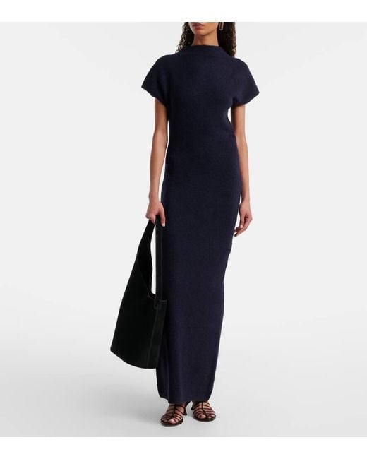 Aesther Ekme Black Demi Lune Suede Tote Bag