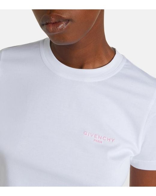Givenchy White Cotton Jersey T-Shirt