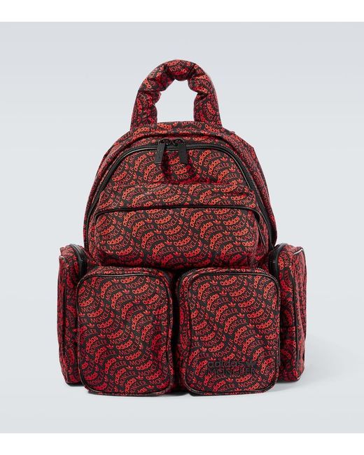 Moncler Genius X Adidas Printed Backpack in Red for Men | Lyst