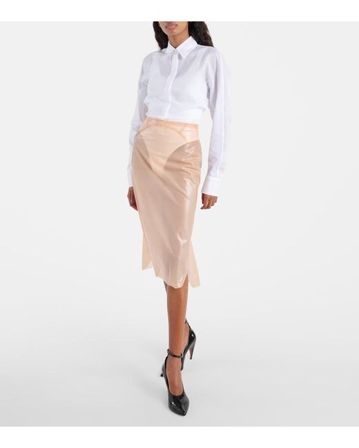 Alaïa White Cotton Bodysuit