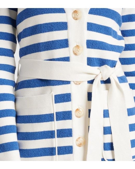 Cardigan Ari A Righe di Posse in Blue