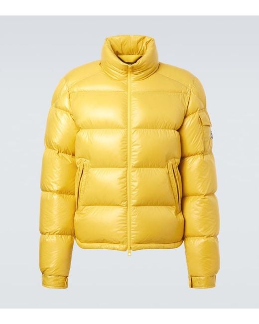 Moncler Yellow Levitha Down Jacket for men