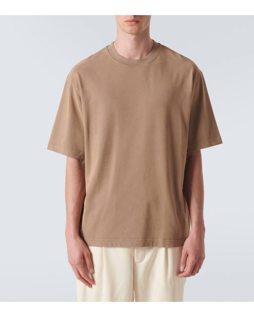 Acne T-Shirt aus Baumwoll-Jersey in Natural für Herren