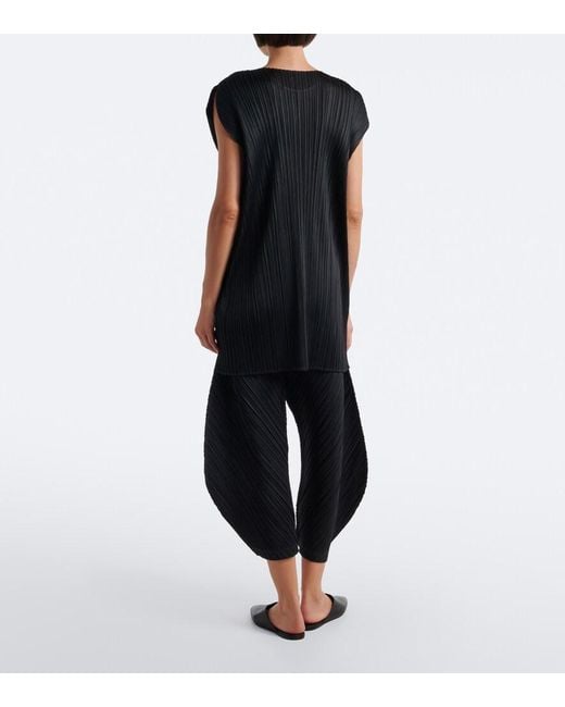 Pleats Please Issey Miyake Blue Monthly Colors: July Pleated Pants