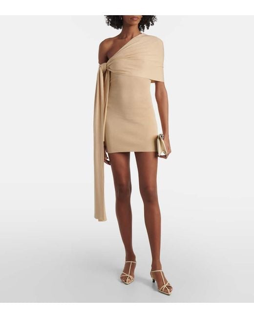 AYA MUSE Natural Minikleid Chara Aus Einem Seidengemisch