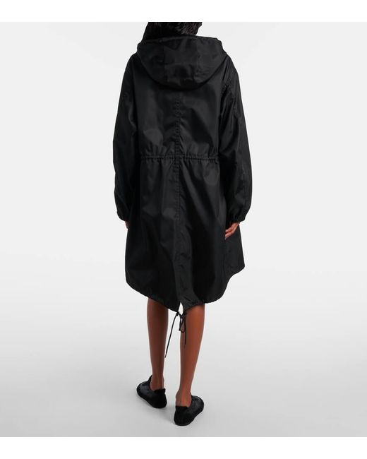 Impermeable De Re-Nylon Prada de color Black