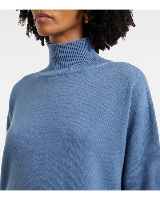 Max Mara Blue Marta Wool And Cashmere Sweater