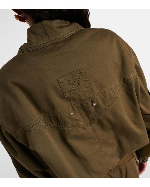 Bomber De Denim Blumarine de color Green