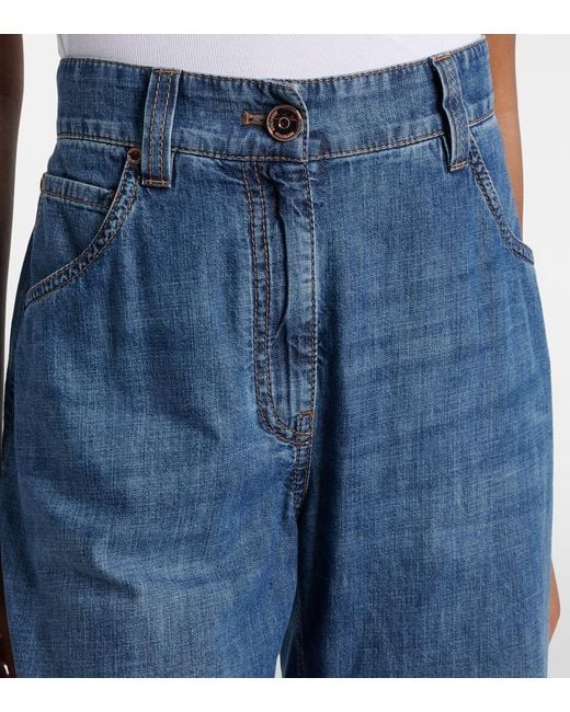 Jean Ample Brunello Cucinelli en coloris Blue