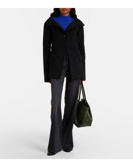 7 For All Mankind Blue Lotta Wide-Leg Jeans