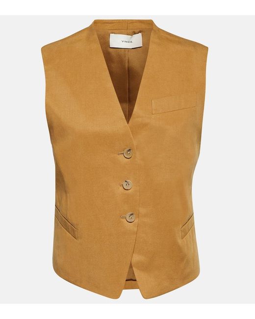 Vince Natural Tailored Vest