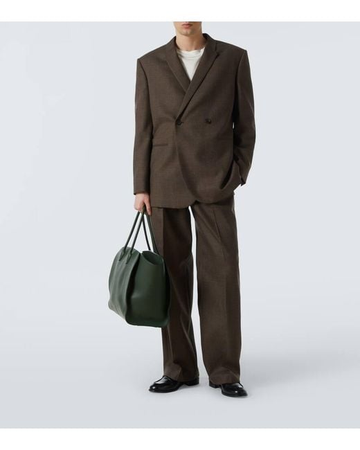 The Row Tote Bag Marlo Aus Leder in Green für Herren