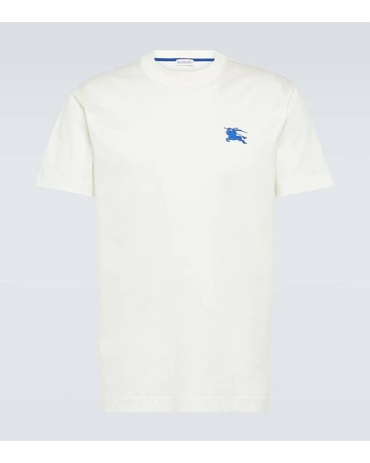 Tshirt di Burberry in White da Uomo