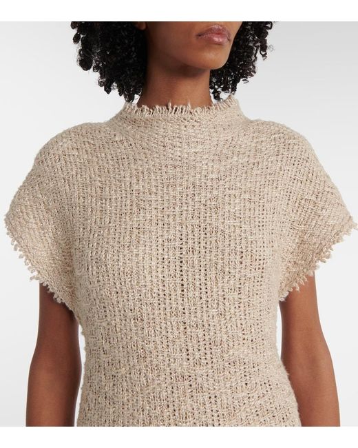 Khaite Natural Ema Hemp And Silk Maxi Dress