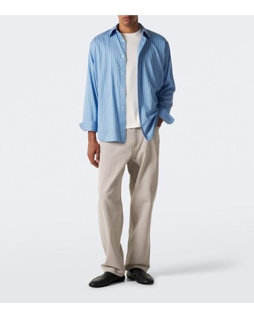 Camicia di Auralee in Blue da Uomo
