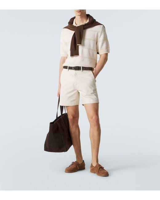 Lardini Natural Cotton Polo Shirt for men