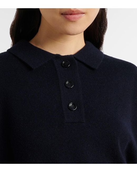 Jardin Des Orangers Blue Polopullover Aus Wolle Und Kaschmir