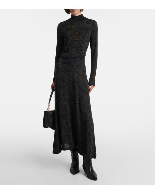 Ulla Johnson Black Top Aurelia Aus Jersey