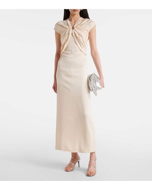 Robe Longue Tova En Crepe TOVE en coloris Natural