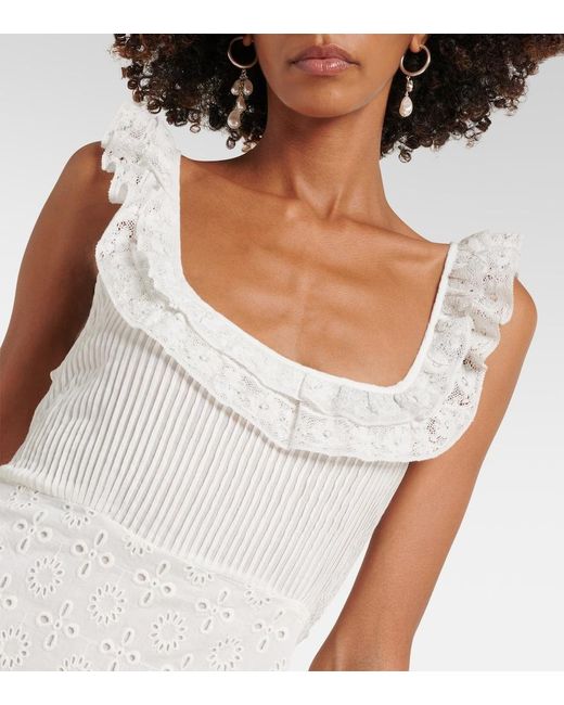 Abito Midi Patsy di Rixo in White