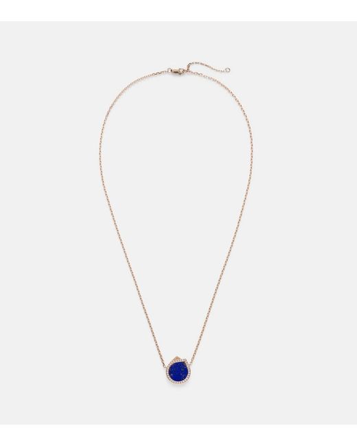 Repossi White Antifer 18Kt Necklace With Lapis Lazuli And Diamonds