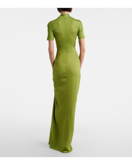 Christopher Esber Green Tee Gown