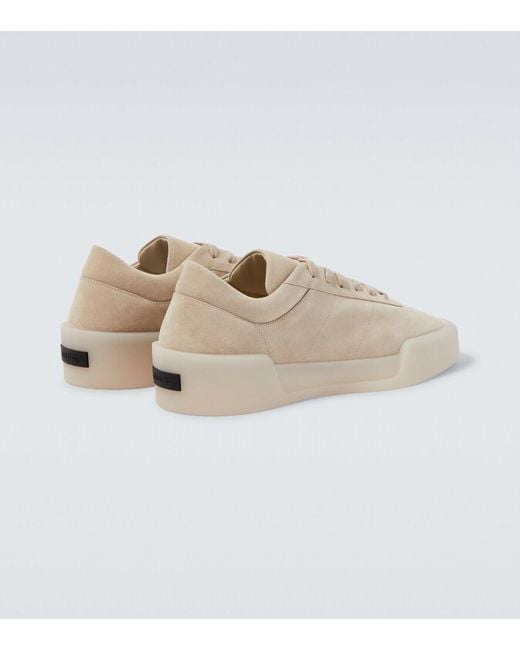 Fear Of God Natural Aerobic Low Suede Sneakers for men