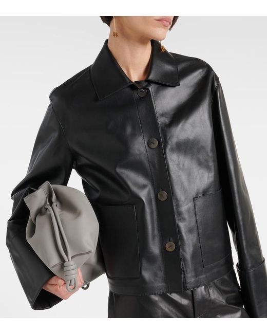Loewe Black Leather Jacket