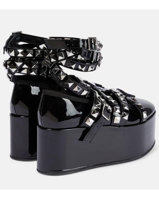 X Repetto zapatos planos con plataforma Noir Kei Ninomiya de color Black