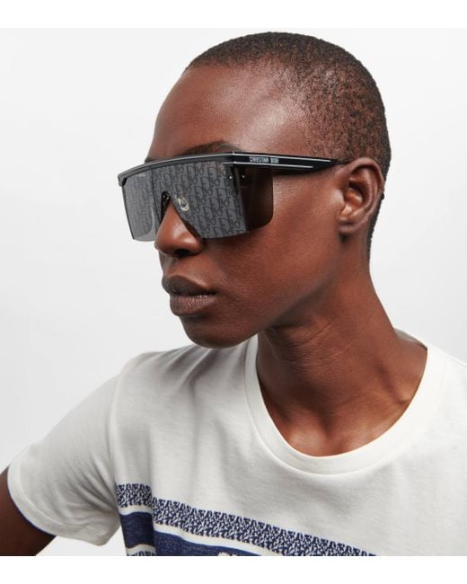 Dior Gray Diorclub M1u Square Sunglasses