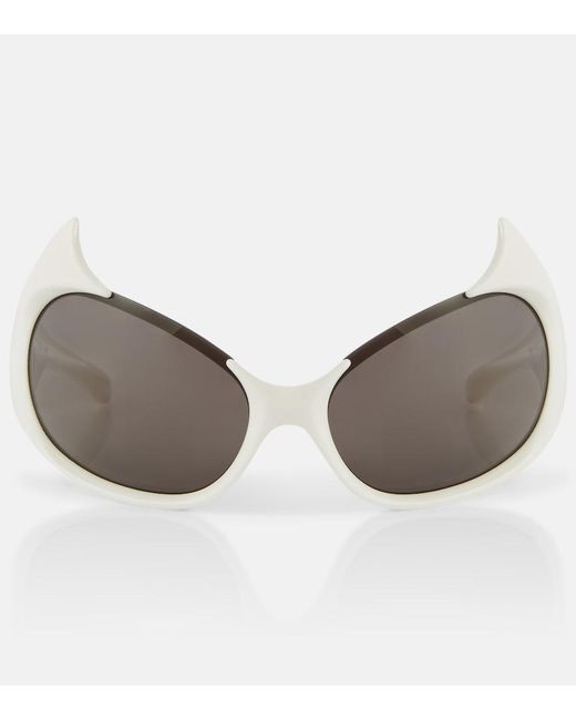 Balenciaga Brown Gotham Cat Sunglasses