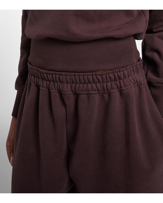 Magda Butrym Purple Cotton Sweatpants