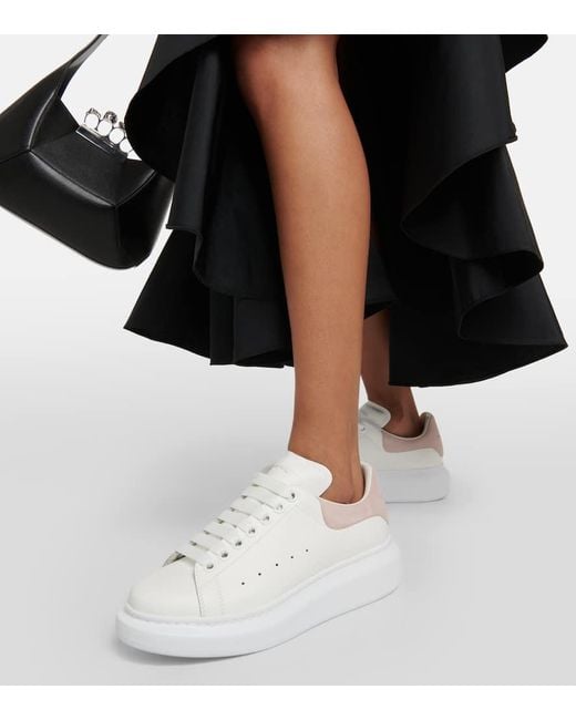 Alexander McQueen White Oversized-Sneakers