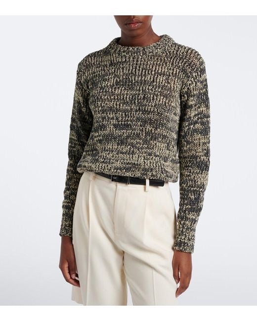 Pullover Mouline di Rohe in Gray