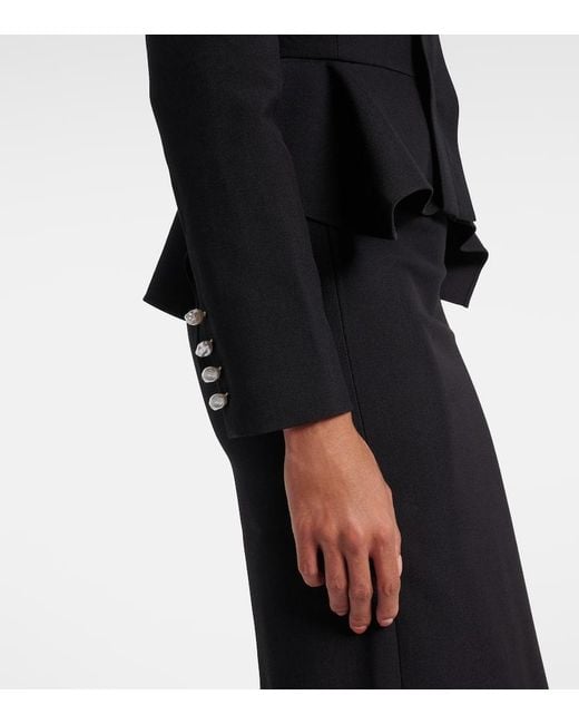 Roland Mouret Black Jacke Aus Crepe