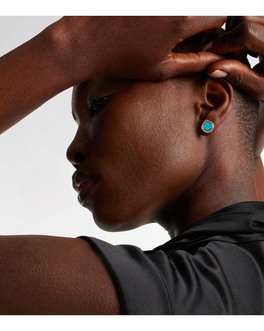 Repossi Blue Antifer 18Kt Rose Single Earring With And Diamonds