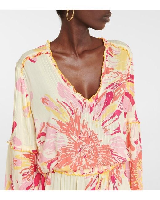 Poupette Pink Ilona Floral Minidress