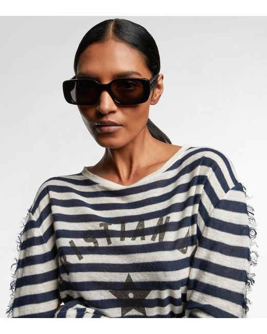Dior Black Wil S2u 53mm Geometric Sunglasses