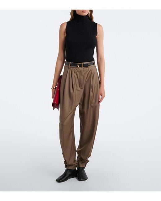 Extreme Cashmere Black N°502 Collo Cotton And Cashmere Top