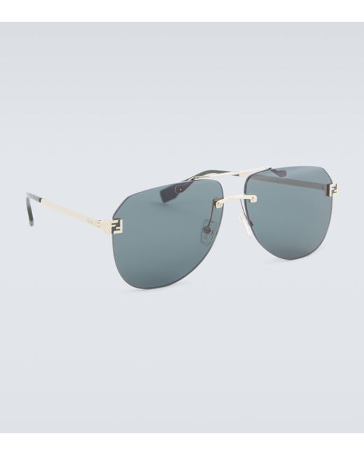 Fendi Blue Sky Aviator Sunglasses for men
