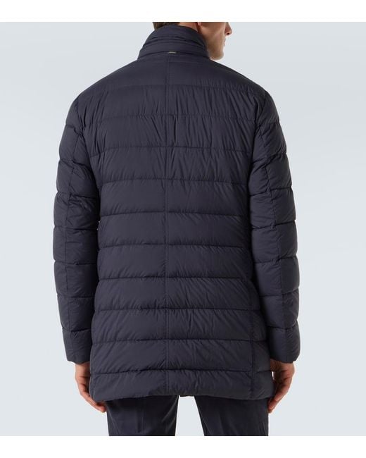 Herno Blue Convertible Down Coat for men
