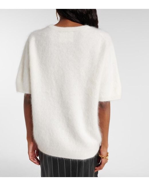 Lisa Yang White Lovisa Cashmere Sweater