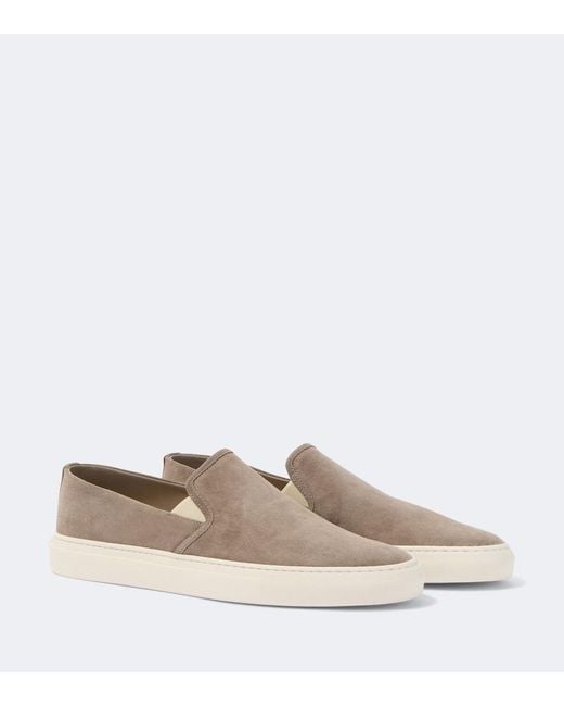 Common Projects Natural Suede Slip-On Shoes for men