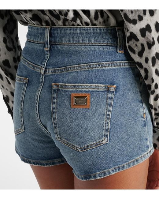 Dolce & Gabbana Blue Denim Shorts
