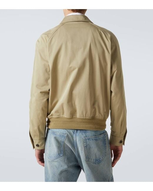 Burberry Natural Cotton Twill Blouson for men