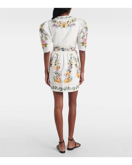 white christmas dresses Off-Shoulder Floral Lace Trim Mini Dress – Krush Kandy